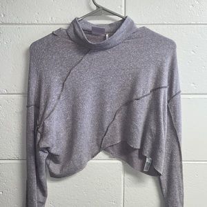 Purple Long Sleeve Lounge Top